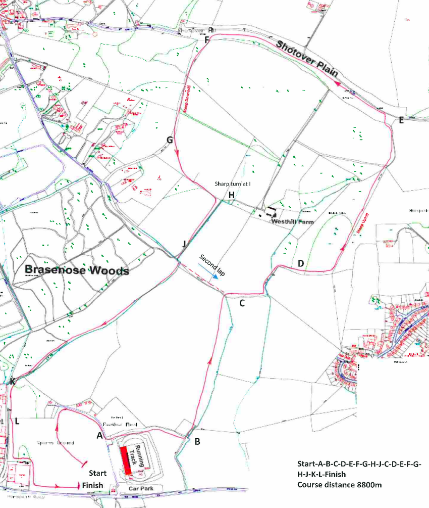 map of the race route