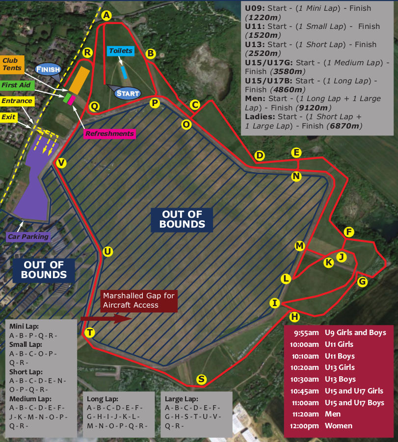 map of the race route