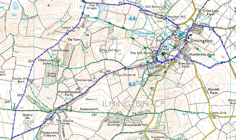 map of the race route