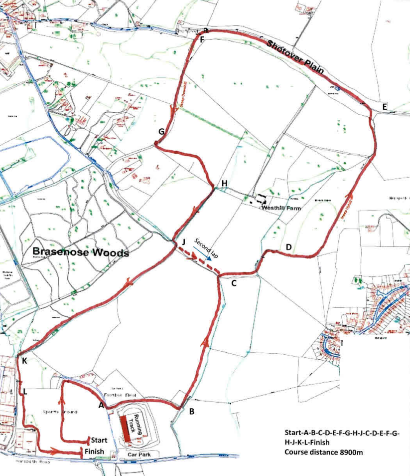 map of the race route